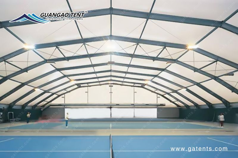 Carpa para sala de bádminton